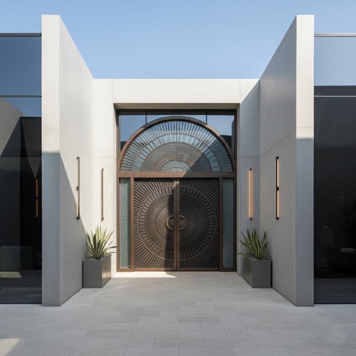 Textured S3 Surfaces architectural door application