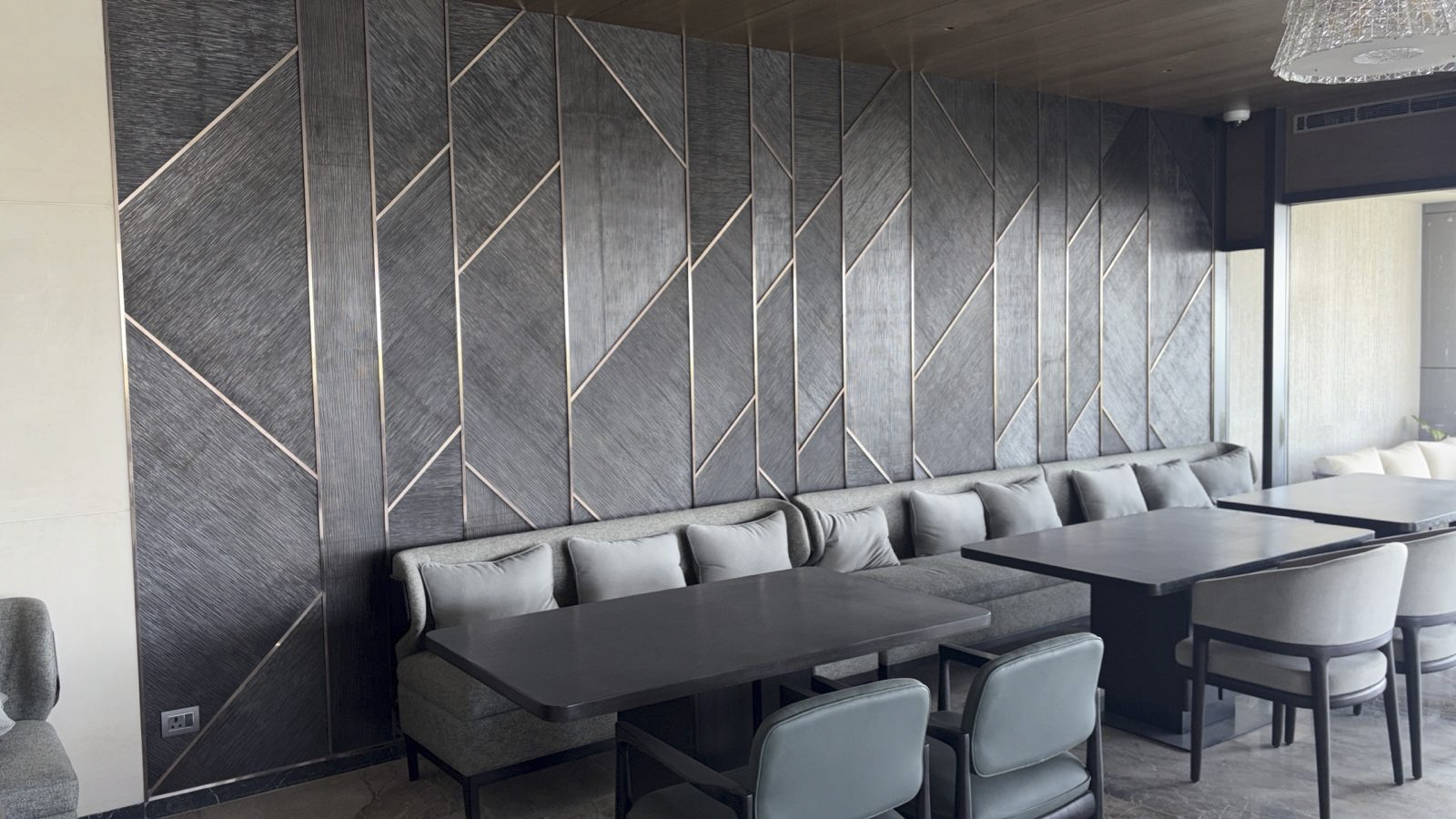 S3 Metallic Bonded architectural surface in a hospitality interior